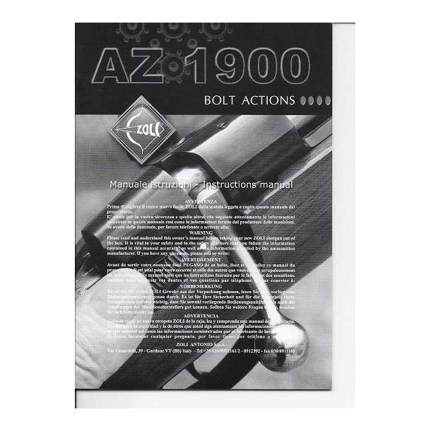 AZ 1900 Bolt Actions