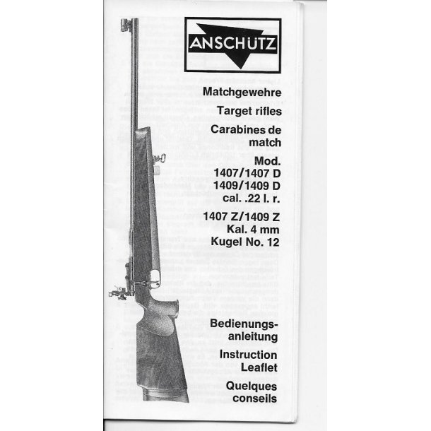 Anschtz Matchgewehre