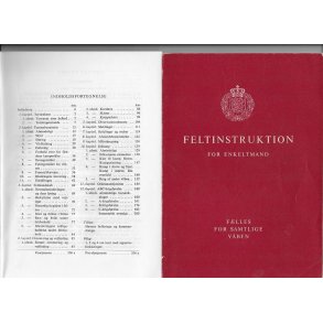 FELTINSTRUKTION FOR ENKELTMAND - Flles for samtlige vben, 1960