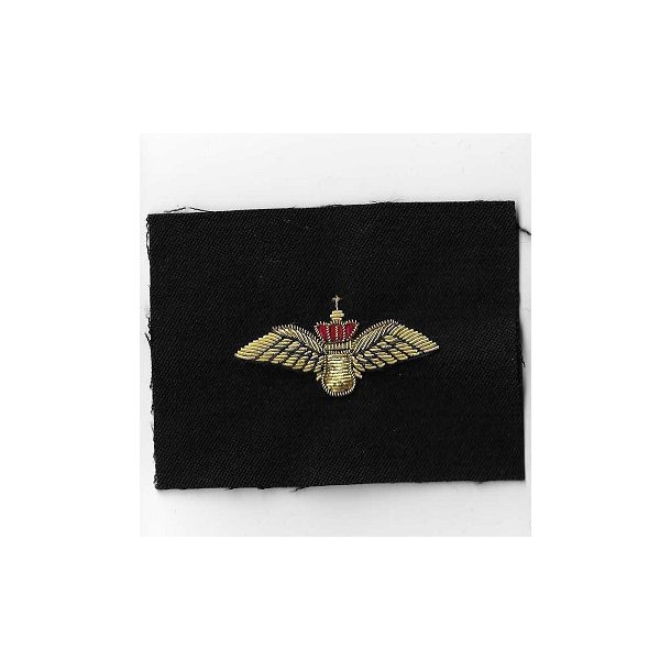 Flyvevbnet : rmemrke i guldbroderi