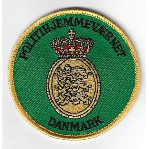 POLITIHJEMMEVRNET DANMARK - badge  82 mm