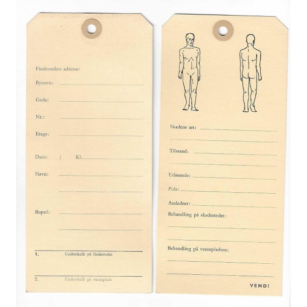 Civilforsvar : Skadestedkort