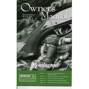 Remington model 870 & 870 Super Magnum