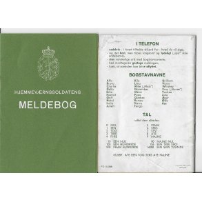Danmark: Hjemmevrnssoldatens Meldebog