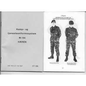 Danmark: H�ren, kamp- og tjenesteuniformssystem M/84