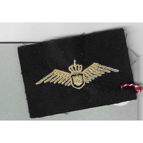 Flyvevbnet : kendetegn FLV emblem gul, broderet