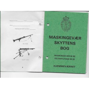 Hjemmevrnet: Maskingevrskyttenbog M/62 