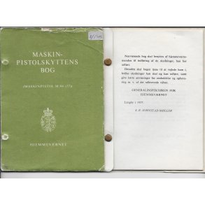 Hjemmevrnet: Maskinpistolskyttens bog - Maskinpistol M/44 (37)