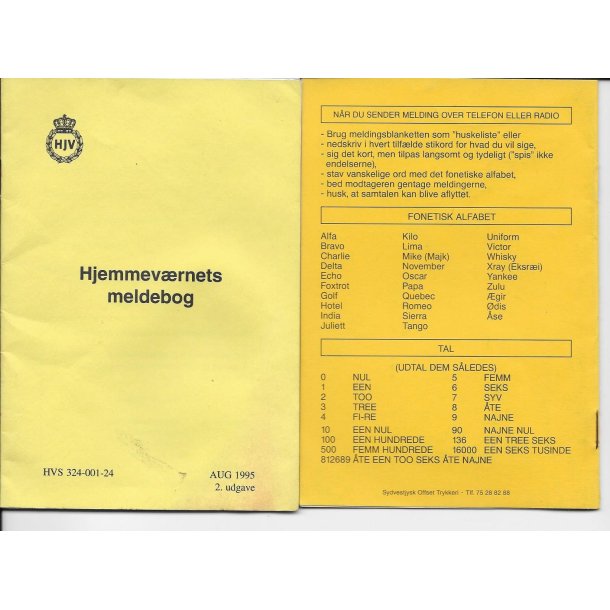 Hjemmevrnets Meldebog