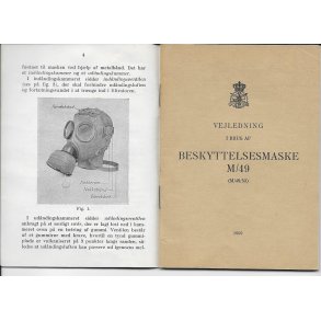 Instructions f. danish gasmask M/49.