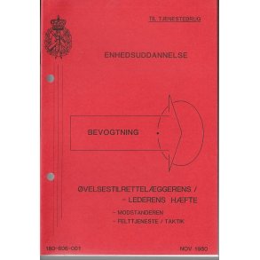 Hjemmevrnet: Bevogtning 1980, 20x15 cm. 33 sider