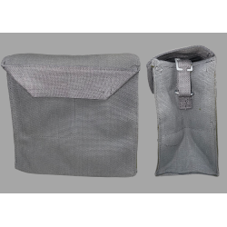 Gr skuldertaske i kraftig lrred - ex. CF.