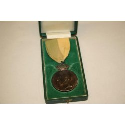 Schweden: Silbermedaille mit box - K.Patriotiska Sllskabet