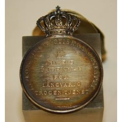 Schweden: Silbermedaille mit box - K.Patriotiska Sllskabet