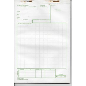 Civilforsvaret : Signalblok - ubrugt