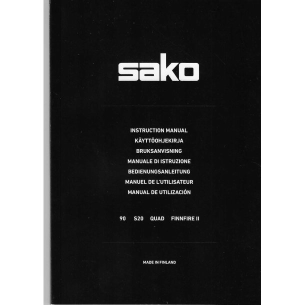 SAKO 90, S20, QUAD, Finnfire II