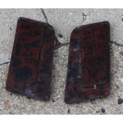 Ortgies Pistole 7,65 : Original grips in brown bakelite