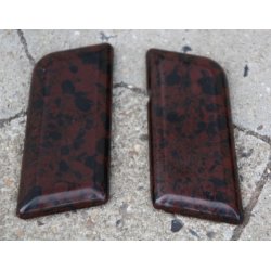 Ortgies Pistole 7,65 : Original grips in brown bakelite
