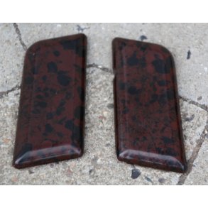 Ortgies Pistole 7,65 : Original grips in brown bakelite