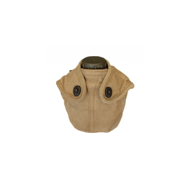 Original britische Pattern 1944 webbing Tasche mit nachkriegs Plasticfeldflasche 