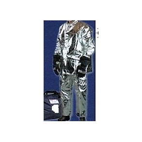 Branddragt i aluminiseret bomuld