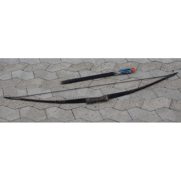 Afrika : Holzbogen + Pfeile (15 Stck)