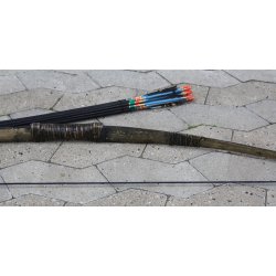 Afrika : Holzbogen + Pfeile (15 Stck)