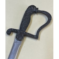 Tysk officers sabel (miniature) som papirkniv
