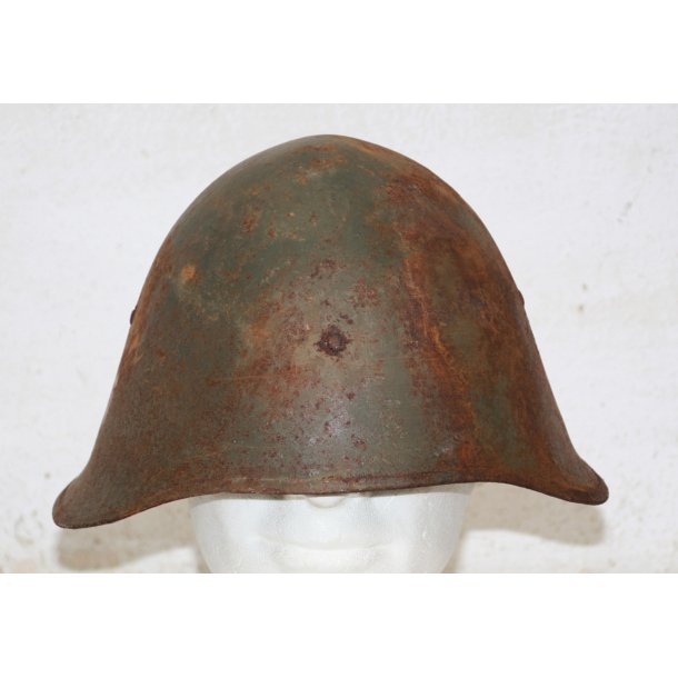 Dnemark : Stahlhelm Modell 1923-41 von der Wiederstandsbewegung in Aarhus