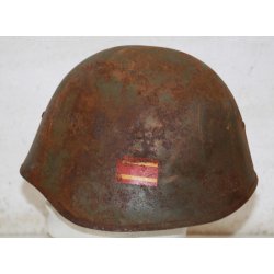Dnemark : Stahlhelm Modell 1923-41 von der Wiederstandsbewegung in Aarhus