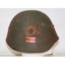 Dnemark : Stahlhelm Modell 1923-41 von der Wiederstandsbewegung in Aarhus
