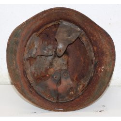 Dnemark : Stahlhelm Modell 1923-41 von der Wiederstandsbewegung in Aarhus