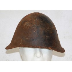 Dnemark : Stahlhelm Modell 1923-41 von der Wiederstandsbewegung in Aarhus