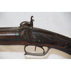 Long percussion muzzleloader approx 1850-60
