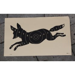 Skydeskiver, pap, r�v 33x20 cm