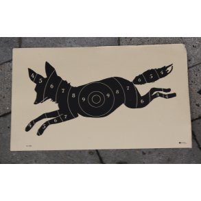 Skydeskiver, pap, rv 33x20 cm