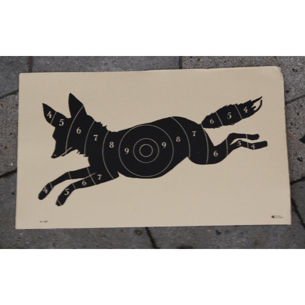 Skydeskiver, pap, rv 33x20 cm