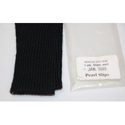 Slips, sort, strikket 