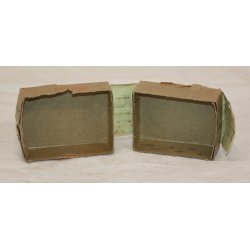 KUP-AMMUNITION FORSVARETS KRIGSMATERIELFORVALTNING 48 stk 9 mm skarp patron M/41 - leeren Schachtel