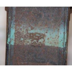 British ammunition box, dropped during the war