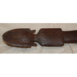 Afrika : zeremonieller Holzspeer