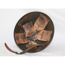 1940-45 Stahlhelm f. Lokofhrer Dnische Statsliche Bahn (DSB)