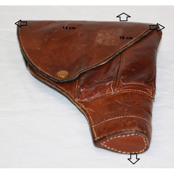 Pistolentasche in braunes Leder fr ?