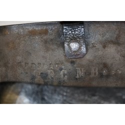 Patronentasche in schwarze Leder