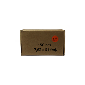 7,62 x 51 (308W) FMJ surplus 147 grains - Match ammunition
