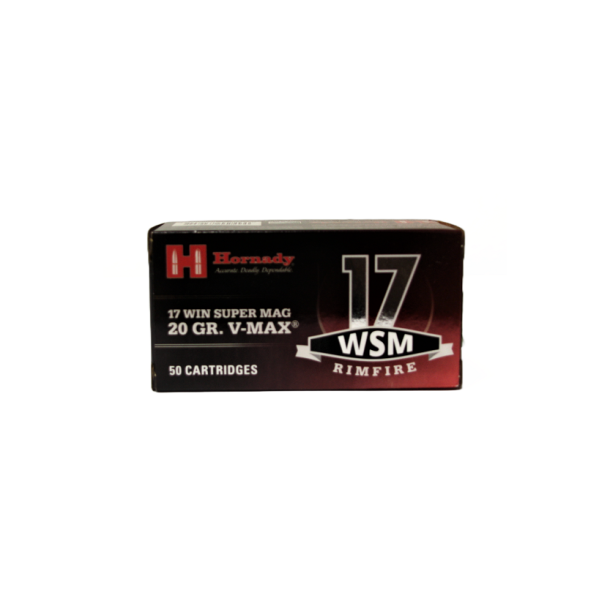 Hornady 17 WSM Rimfire 20 gr. v-max