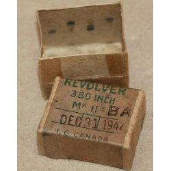 2. VK Kanada : 12 cartridges Revolver .380" DC MK 11Z - Leere Box
