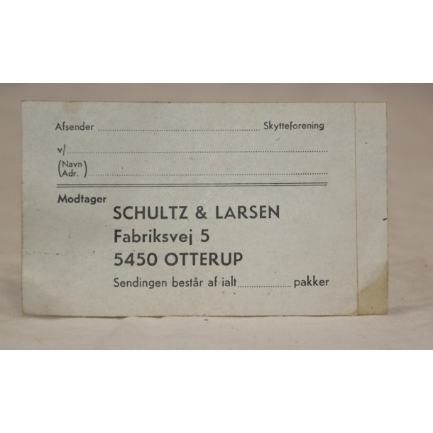 Denmark : Schultz &amp; Larsen, Otterup - older label