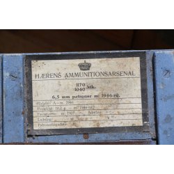 Alte dnische Munitionskiste