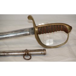 D�nemark : Offizierss�bel Modell 1858 f. Artillrie